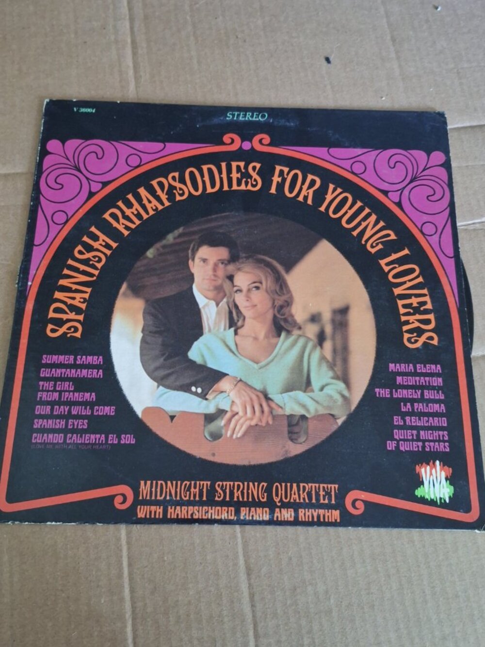 Spanish rhapsodies for young lovers lp record